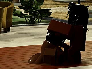 Roblox游戏玩着玩着变深喉口爆场景