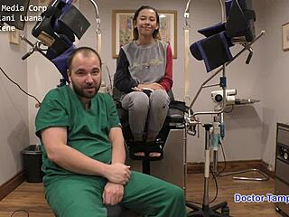 Dr Tampa Pays Cash for Teen 18+ Kalani Luana in Humiliating Hospital Scene