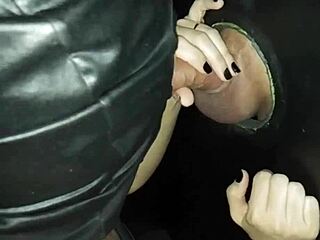 real married couple karina and lucas swing at glory hole fun