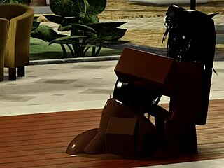 Roblox游戏玩着玩着变深喉口爆场景