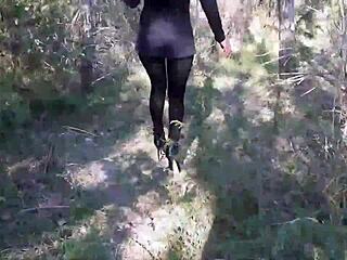 Heels Clicking in Wild Forest Walk?