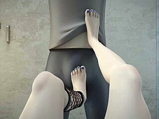 Cumflation 75: Pregnant Woman in Toilet Scene