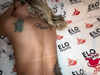 Blonde Hottie Fucks Early and Swallows Morning Load