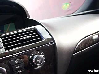 Amateur Redhead Street Whore Sucks Outdoor Cock