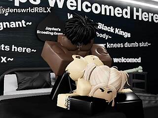 blonde girl turned into personal cocksleeve with big black cock! she didn't expect that!