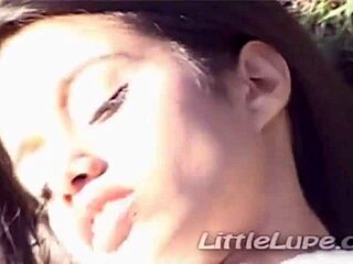 Columbian Teen Lupe Fingers Her Tight Pussy