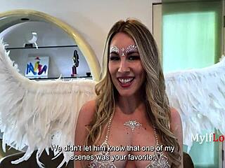 bunny madison in adorable cosplay rides hard and takes it all