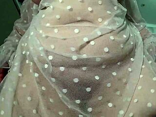 Check out this gorgeous milf's big saggy tits up close, so plump and adorable! 😍