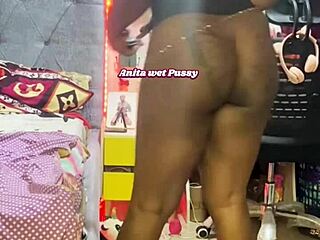 Ebony Beauty Anita's Wet Pussy Routine Leads to Juicy Female Ejaculation Outdoors