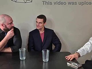 Gangbang with secretary sluts getting ass to mouth