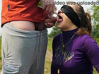 Shocked as my best friend teases my lips with his cock while I guess the taste blindfolded