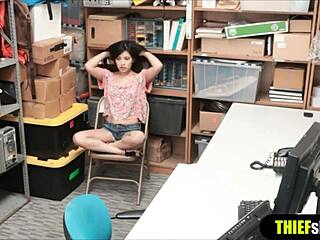 SKINNY SHOPLIFTER FUCKED HARD FROM BEHIND