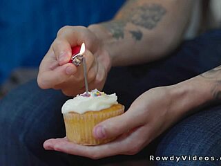 Gay Teen Celebrates Adulthood with Bareback Sex and Rimjob