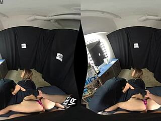 Pamela Morrison in rock hard wankzvr session