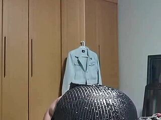 Hot South African babe strips naked for fans. Look at her real sexy body ready for teen students!