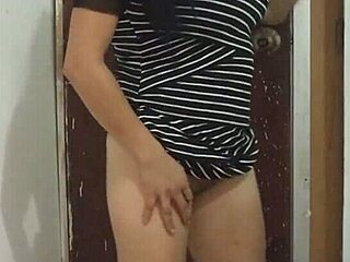 sexy stepmom dances hot, flashing buttocks before wedding