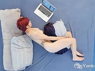 Yanks Minx Hedera Helix Masturbates With Intense Passion!