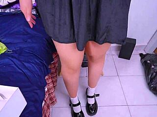 Mexican Schoolgirl Changes Clothes In Her Bedroom, Revealing Secrets