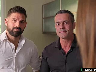 Big tits Hungarian milf Angelica Heart gets DPed by neighbors