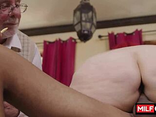 busty redhead bbw april flores loves massive dick pounding her fat pussy deep