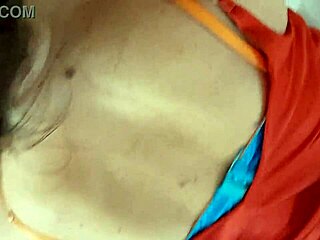 French amateur in satin lingerie, intimate POV action