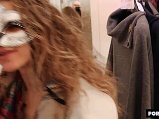 Her First Time On Camera: Spare Some Change