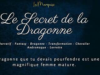 Secret of the European dragoness in French furry story.