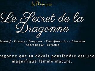 Secret of the European dragoness in French furry story.