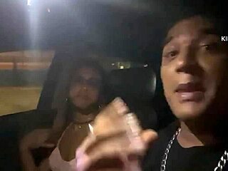 beautiful married woman having sex outdoors with clothes ripped, cum in mouth, live