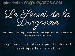 Secret of the European dragoness in French furry story.