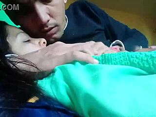 Kissing and Pressing Girlfriend's Boobs