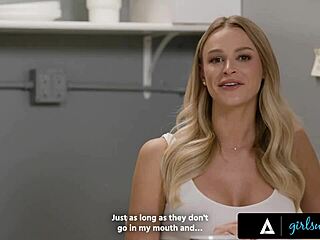 Busty Emma Hix and Blake Blossom Get Wild at Office!