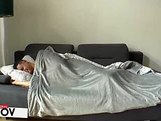 Clueless Husband Naps While Wife Zuzu Fucks Huge Cock In Pov