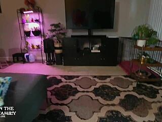 A hot game from a step mom to her step son featuring Kymber Leigh