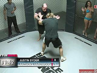 want to see that chubby slut fuck the fighter with her big tits?