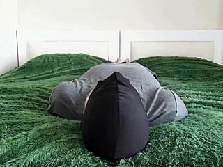 dominatrix in tight leggings makes you worship her juicy ass, dream of touching it?