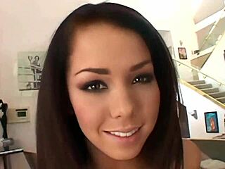 That slutty ebony whore with big boobs gets her ass rammed hard by a cock