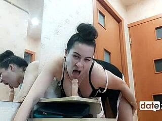 Hey, watch this milf ride a toy to orgasm!