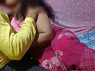 Beautiful Indian amateur girl engages in hot sex with her lover at home.