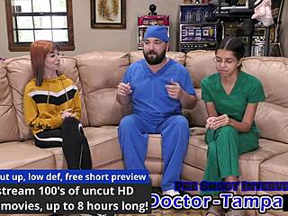 Dr. Tampa's nurse roleplay with patient Ditria Rose.