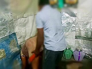 Indian village student bangs aunty in hardcore action