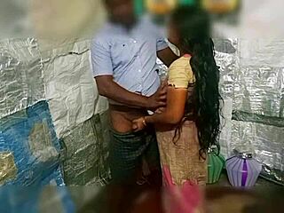 Indian village student bangs aunty in hardcore action