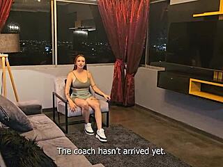 Private training with milan rodriguezz turns into hard doggystyle fuck ending with facial