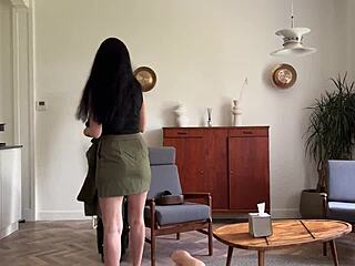 hot stepmom forgot panties before bedtime with me