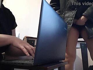 I Masturbate Riskily Near My Colleague In The Office