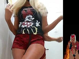 Hot Milf Voyeur In Changing Room, Showing Pussy And Big Ass