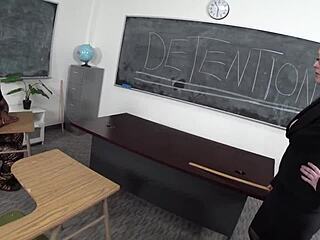 miss andy ray in detention with rome major