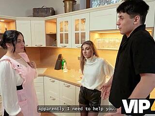 VIP4K Bathroom Sex After Shaving Hairy Pussy Between Mature Slut And Skilled Cock