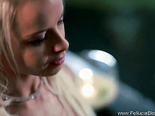 Horny Cougar Licking, Blowing, and Gagging on Cock with Facial Cumshot