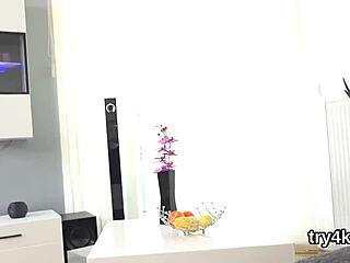 nice sweetie gives head in pov and gets plowed